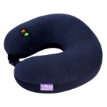 VIAGGI Microbead U Shape Vibrating Travel Neck Massage Pillow - 6 mode